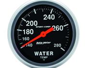 Auto Meter 3431 Sport-Comp Mechanical Water Temperature Gauge, 140-280 degrees
