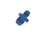 Aluminum Flare Reducer Adapter, Blue, -8 AN to -12AN