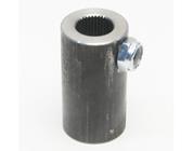 Steering Coupler, 3/4-36 Spline To 3/4 Round Non