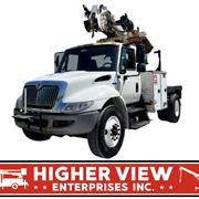 2012 International 4300 Altec 42' Digger Derrick