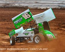 Matt finally gets out in the 358 car !