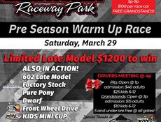 Pre season warm up March 29