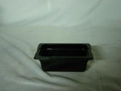 Black Plastic Regular Temp 1/9 Pan 2.5 deep