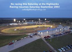 No racing this Saturday at the Highbanks
