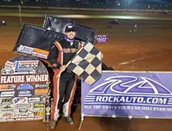 Kyle Amerson kicked of the USCS Powri 600 Labor Da