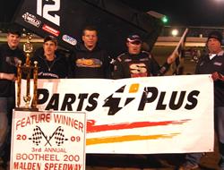 Hard chargin? Hull scores Parts Plus USCS Bootheel
