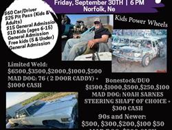 Sept 30-Double O (Odie Oltmer) Memorial Derby
