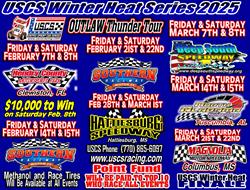 Complete USCS Winter Heat Series 2025 schedule is