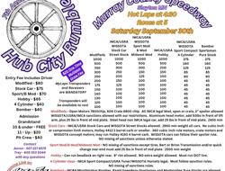 Order of Events for Hub City Rumble - Sept 30