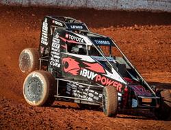 Timms Tames Red Dirt for Home State USAC Midget Tr