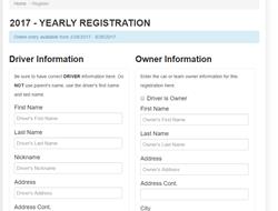 Get your Online Registration filled out to save so