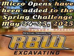 Micro Opens added to Memorial Day weekend. Thank t