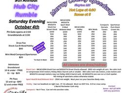 9th Annual Hub City Rumble - October 4th