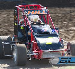 Hill Makes Two Features in First CA Speedweek Appearance