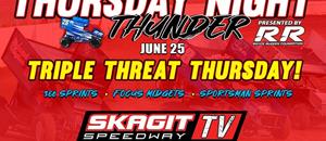 Sprint Cars and Midgets Invade Skagit Speedwa