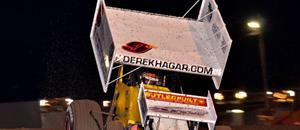 Hagar Battles to Overcome Early Crash During