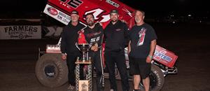 Dominic Scelzi Records 50th Career Sprint Car