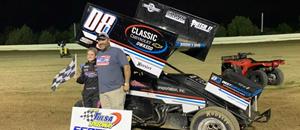Phillips Produces First Career Sprint Car Win