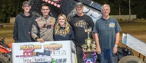 Starks Earns First Victory of Season During M