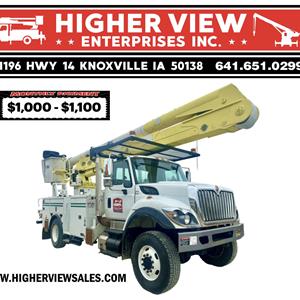 2015 International 7400 4x4 Altec 60 Bucket Truck