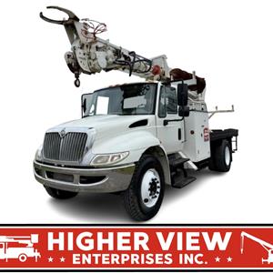 2010 International 4300 Terex 47 Digger Derrick