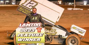 Jeffrey Newell Lands First Career ASCS National Victory At Lawton Speedway!