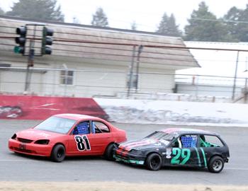 #81 Bryan Brandt and #29 Jeremiah Martin get together in the roadrunners