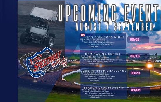 Upcoming Events at I-90 Speedway