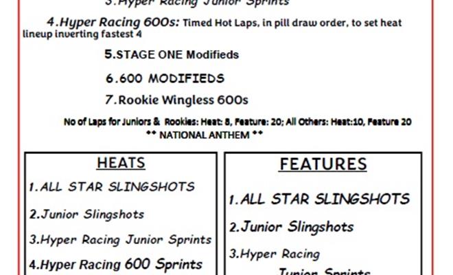 5/3/25 WINGLESS 600 Sprint Special $500 to Win! Ge...