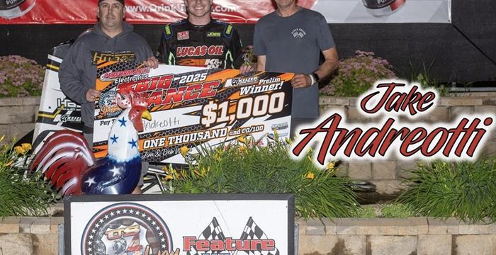 Jake Andreotti Strikes First on Keizer Wheels Prel...