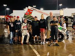 Ball Scores Sprint Car Victory at Knoxville Raceway