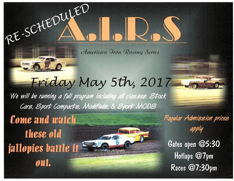 A.I.R.S re-scheduled