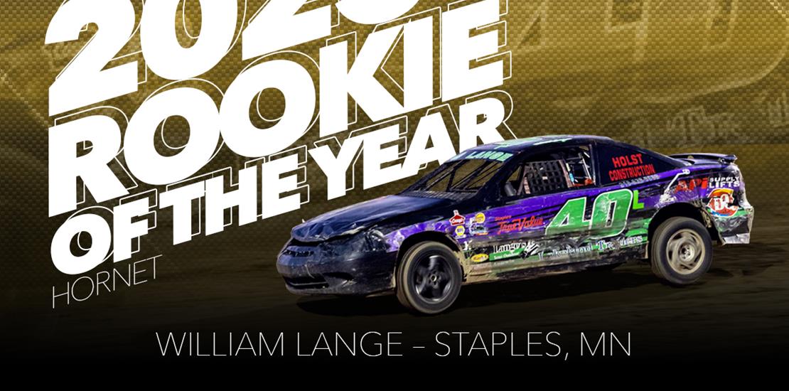Lange charges to WISSOTA National Hornet Rookie of...