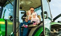 Great Nieces first Tractor Rid