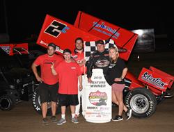 Victory For Wayne Johnson In Lucas Oil ASCS Debut