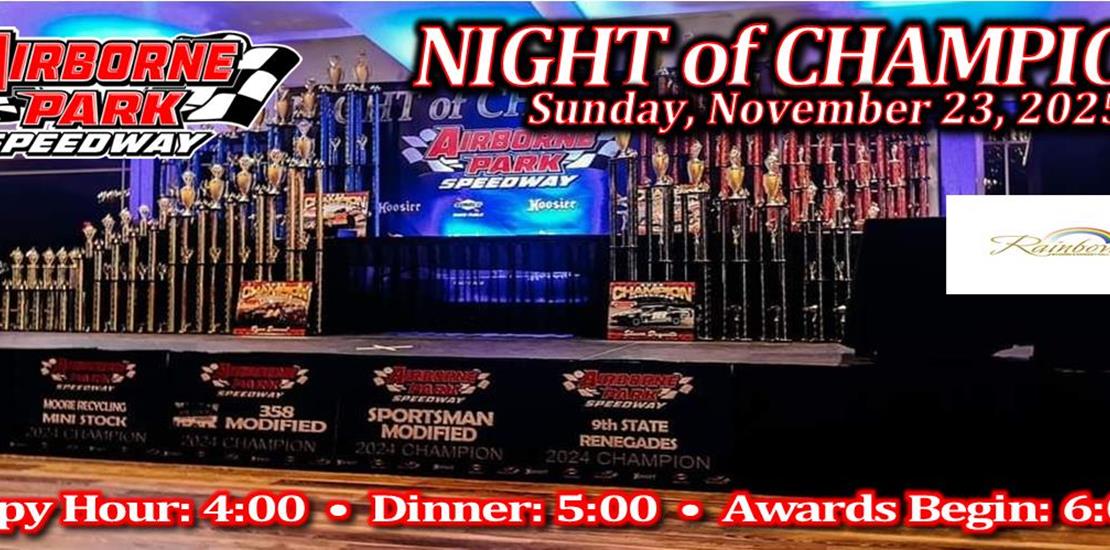 2025 "Night of Champions" Banquet Tickets now Avai...