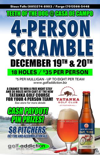 4 Person Scramble!