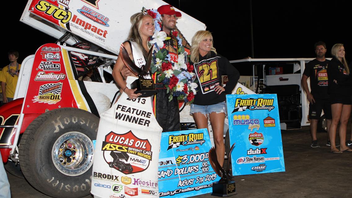 Brian Brown Wins Wild Front Row Challenge