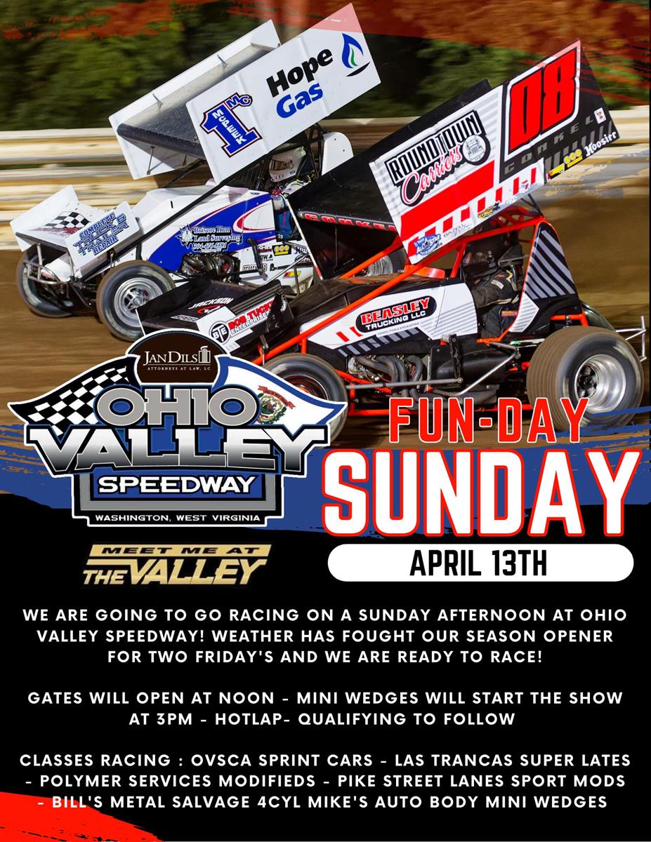 Friday's season opener postponed till Sunday, April 13th