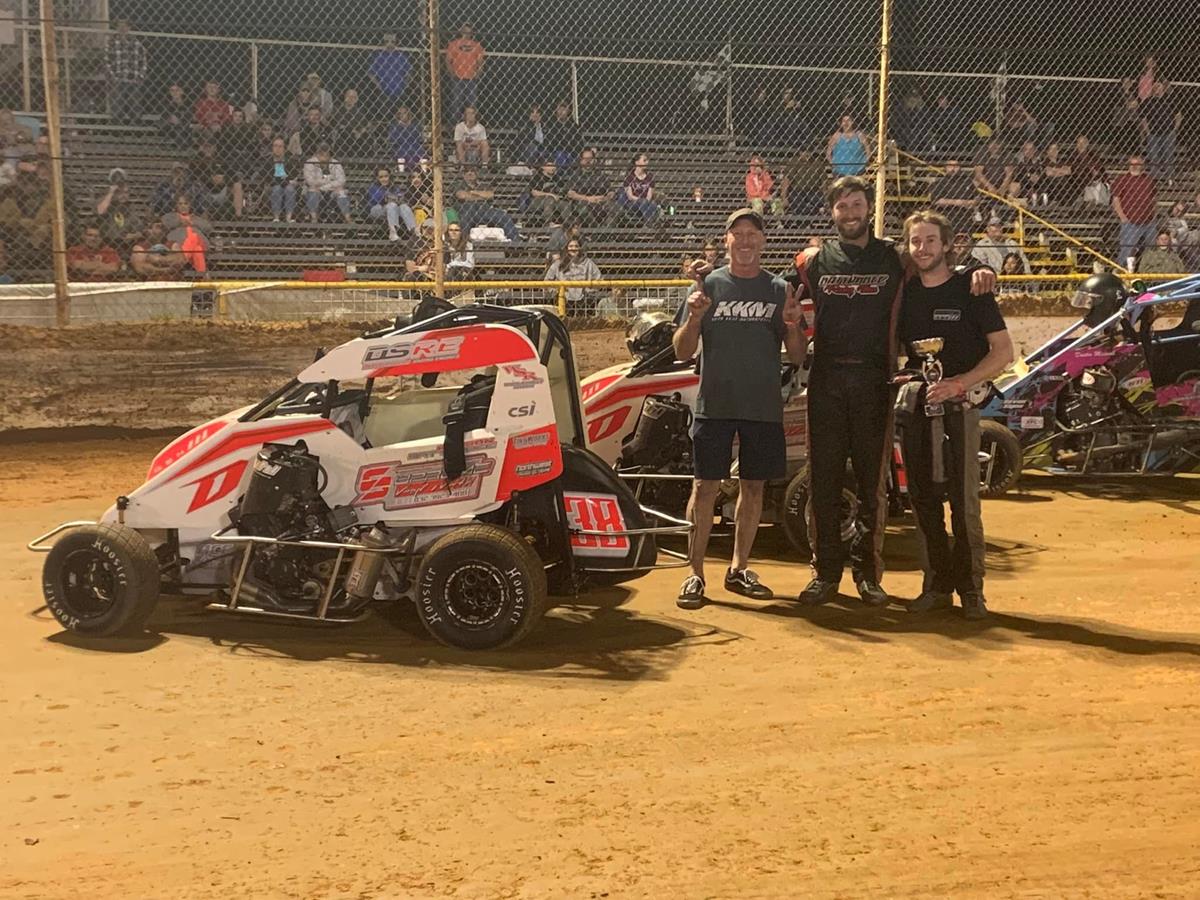 Karter Battarbee and Dalten Maust Best NOW600 Ark-La-Tex Region at 105 Speedway