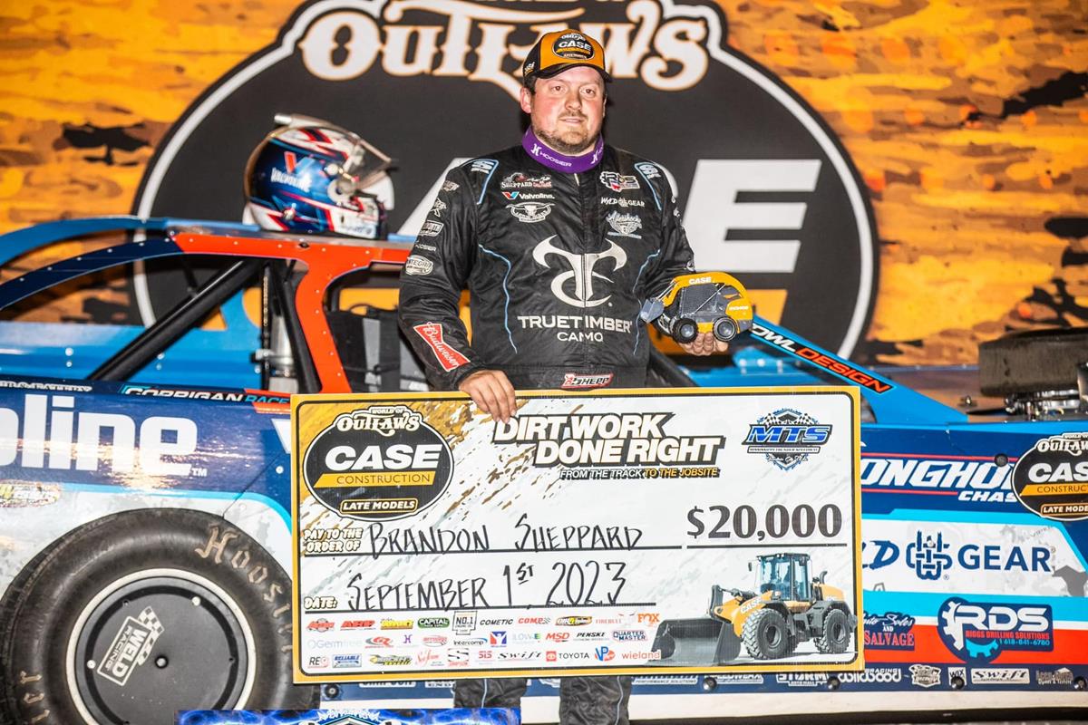 Mississippi Thunder Speedway (Fountain City, WI) – World of Outlaws Case Late Model Series – Milton Hershey School Back to Class Showdown – September 1st, 2023. (Jacy Norgaard photo)