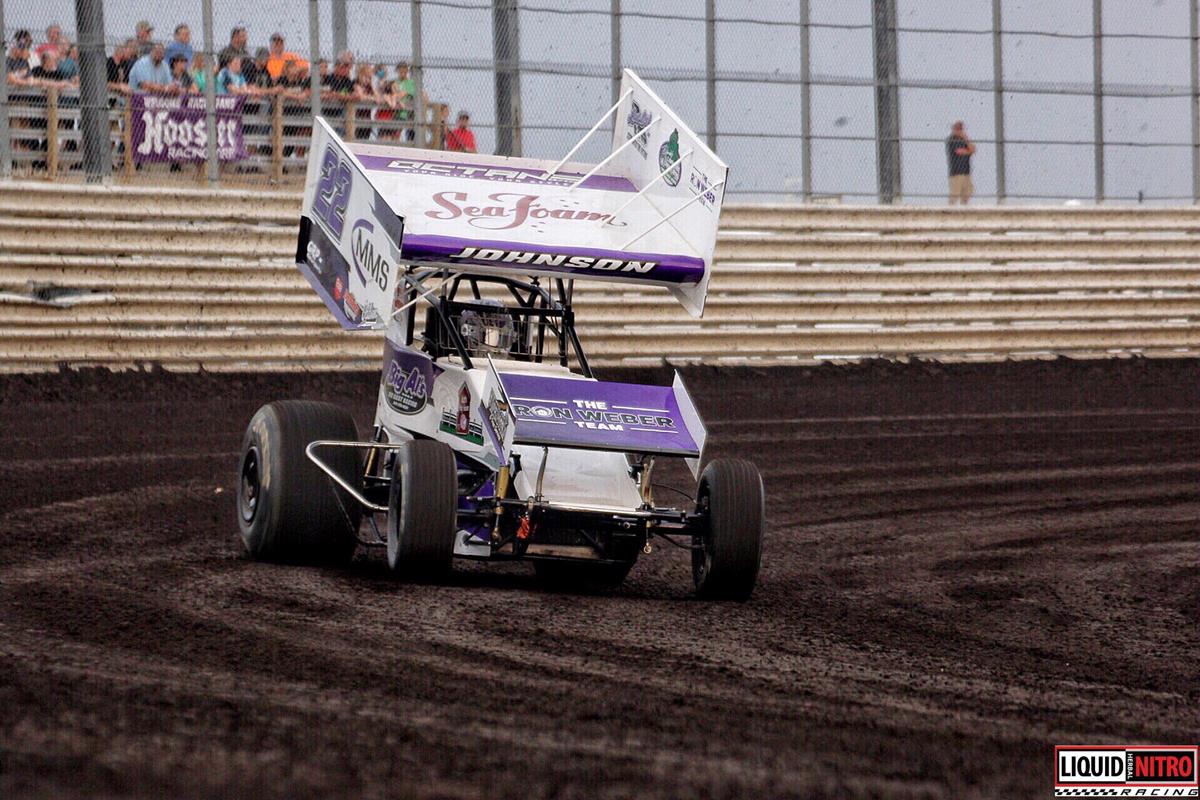 Kaleb Johnson Earns Hard Charger Award at Belleville High Banks