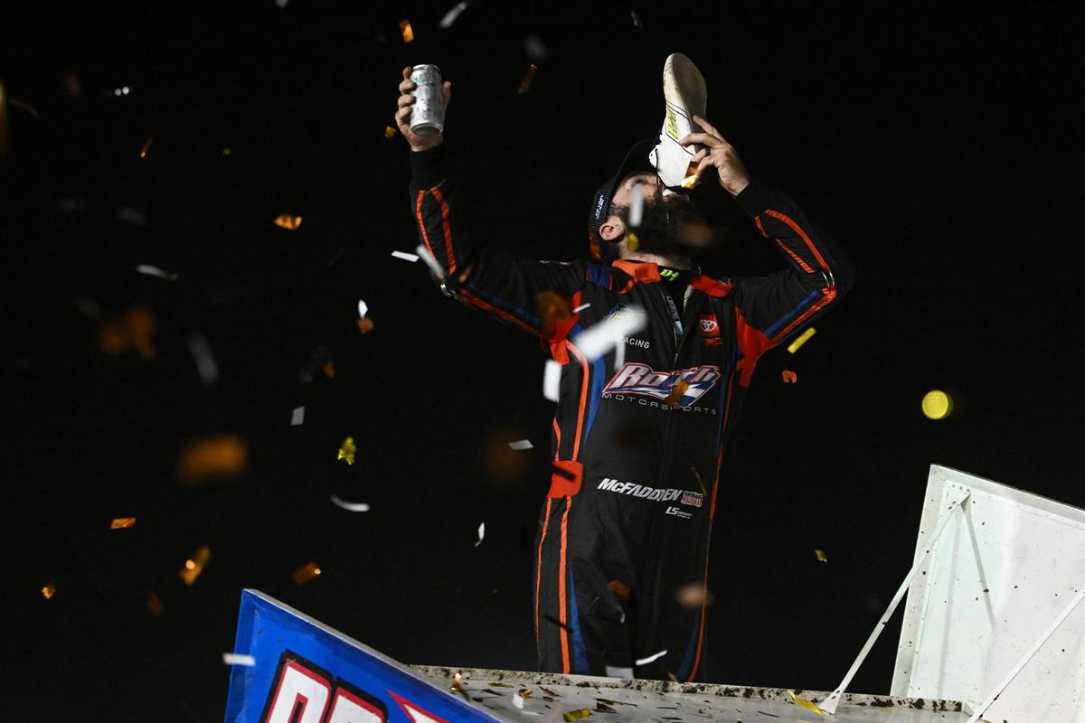 HEATING UP: James McFadden Wins Second Race of West Coast Swing with Kubota High Limit Racing at Douglas County