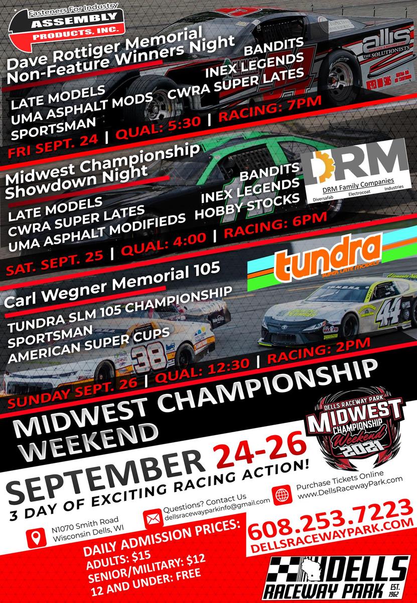 Midwest Championship Weekend Sept 24th,25th,26th