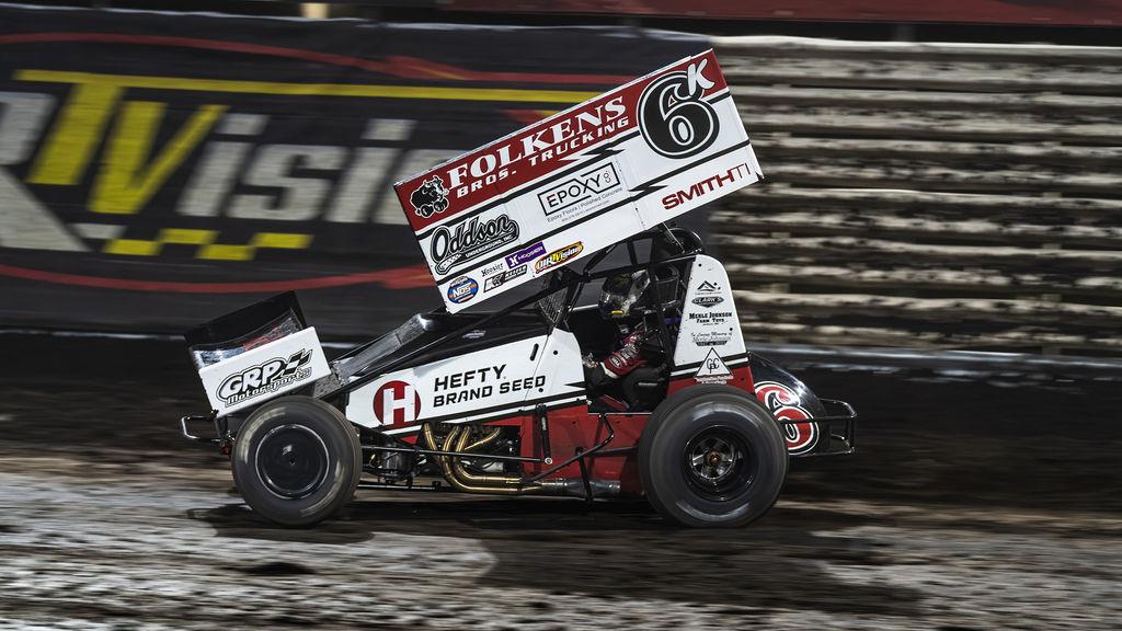 Kaleb Johnson Ends World of Outlaws Weekend at Knoxville Raceway on Positive Note