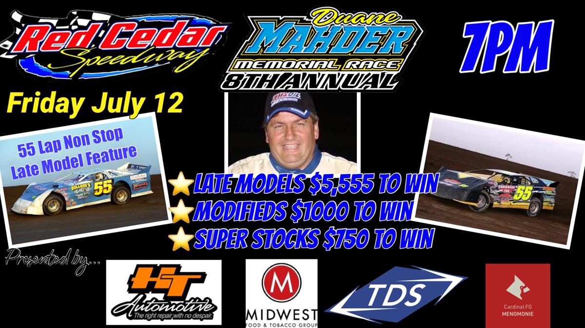 Duane Mahder Memorial event up next