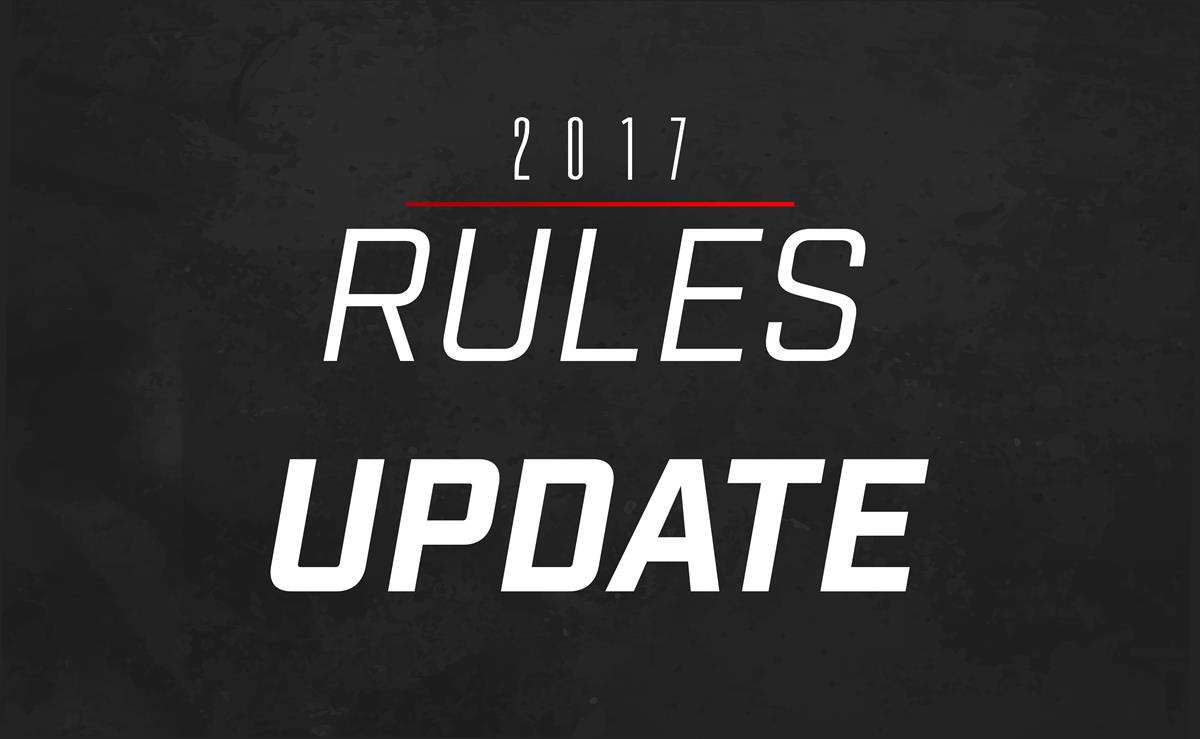 2017 Rules Update
