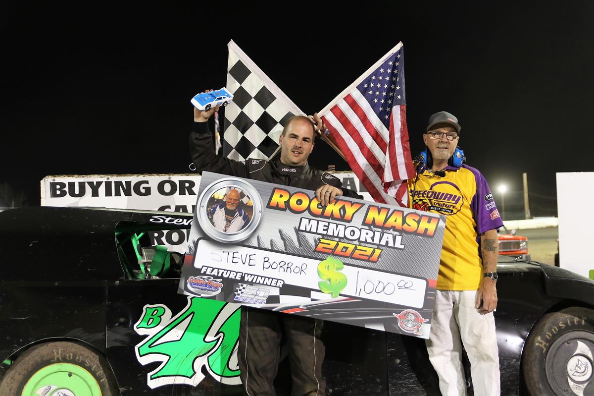 Borror Wins Rocky Nash Memorial At SOS; Steele And Knight Also Earn Chamber Of Commerce Night Victories