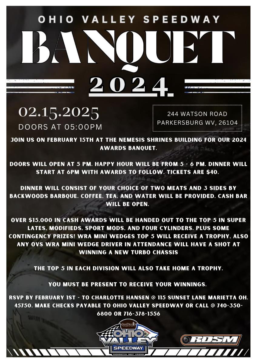 2024 Awards Banquet Information