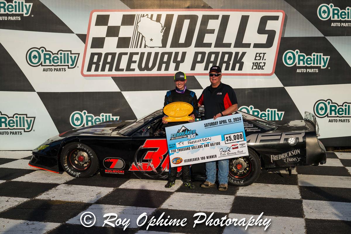 TY FREDRICKSON CAPTURES ICEBREAKER 100